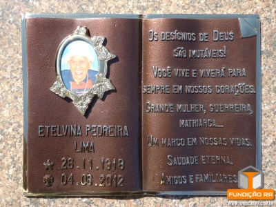 Biblia com Moldura Florida em Bronze sem Suporte