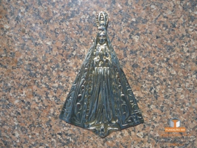 Medalha Milagrosa de Aparecida em Bronze Polido